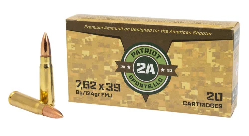 Patriot Sports 7.62x39mm Full Metal Jacket