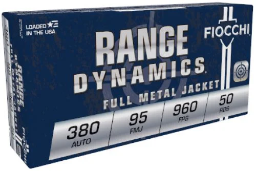 Fiocchi Shooting Dynamics .380 ACP Full Metal Jacket