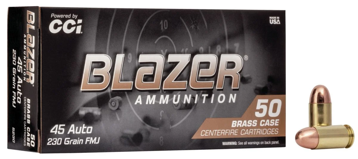 CCI Blazer Brass .45 ACP Full Metal Jacket