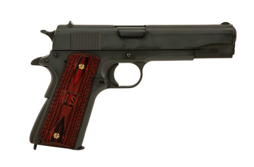 Used Tisas 1911 A1 U.S. Army, .45 ACP, 2 Magazines, Factory Box