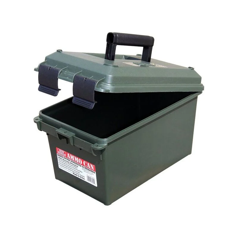 MTM Case-Gard Durable Ammo Can AC11 Double Padlock Tabs Forest Green