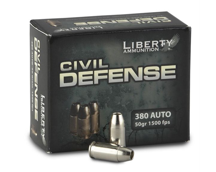 Liberty Ammunition Civil Defense .380 ACP Hollow Point