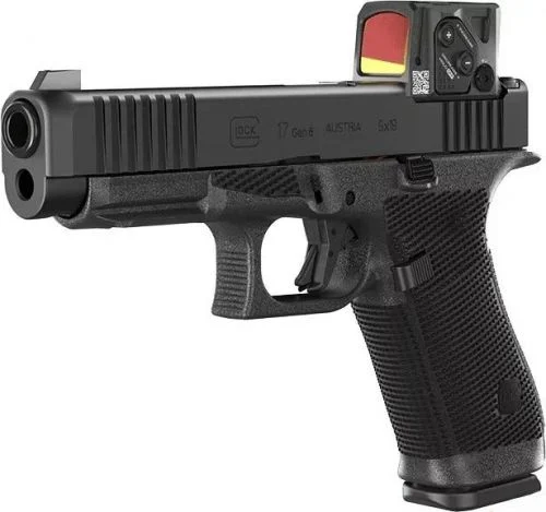 Glock 17 Gen 6 9mm Blue/Black Pistol Aimpoint COA 3.5 MOA Red Dot