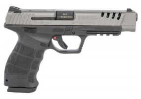 SAR USA SAR9 Sport 9mm Platinum Slide / Black Polymer Frame Pistol