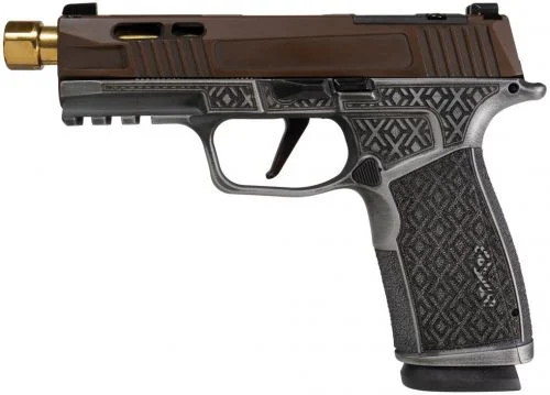 SIG Sauer P365 XMACRO Shark Coast Tactical Debacle 9mm Cerakote Pistol