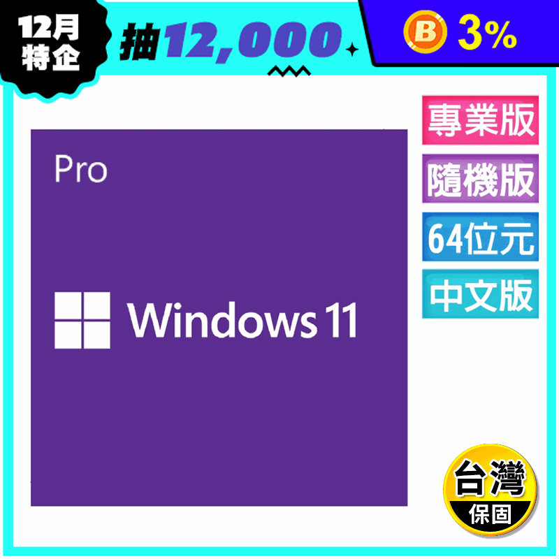 Windows 11專業中文隨機