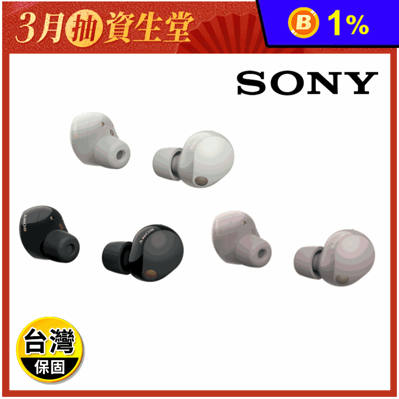 SONY藍牙耳機WF-1000XM5