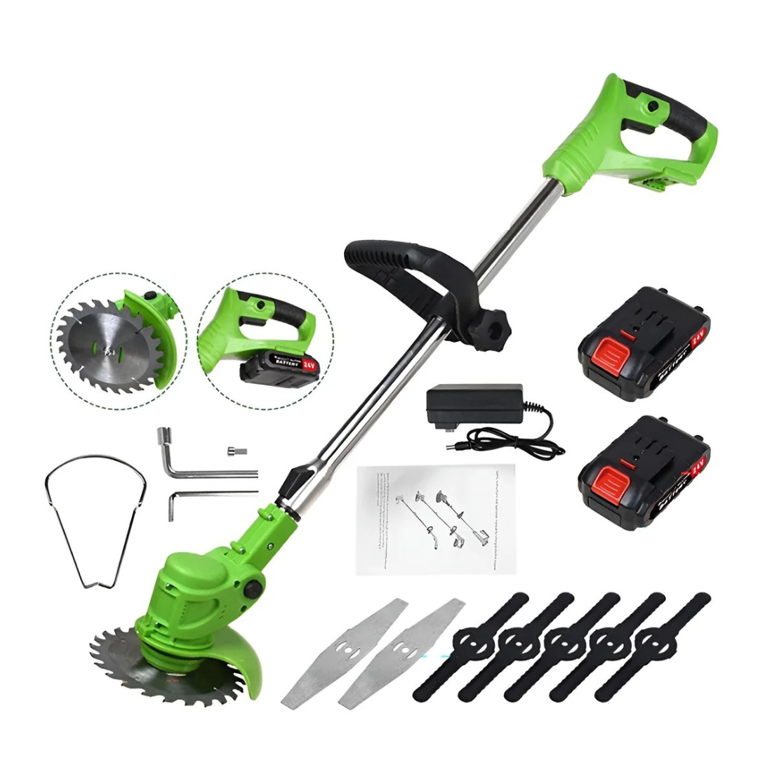 Push Weed Eater strimmer, Battery Operated Grass Cutter