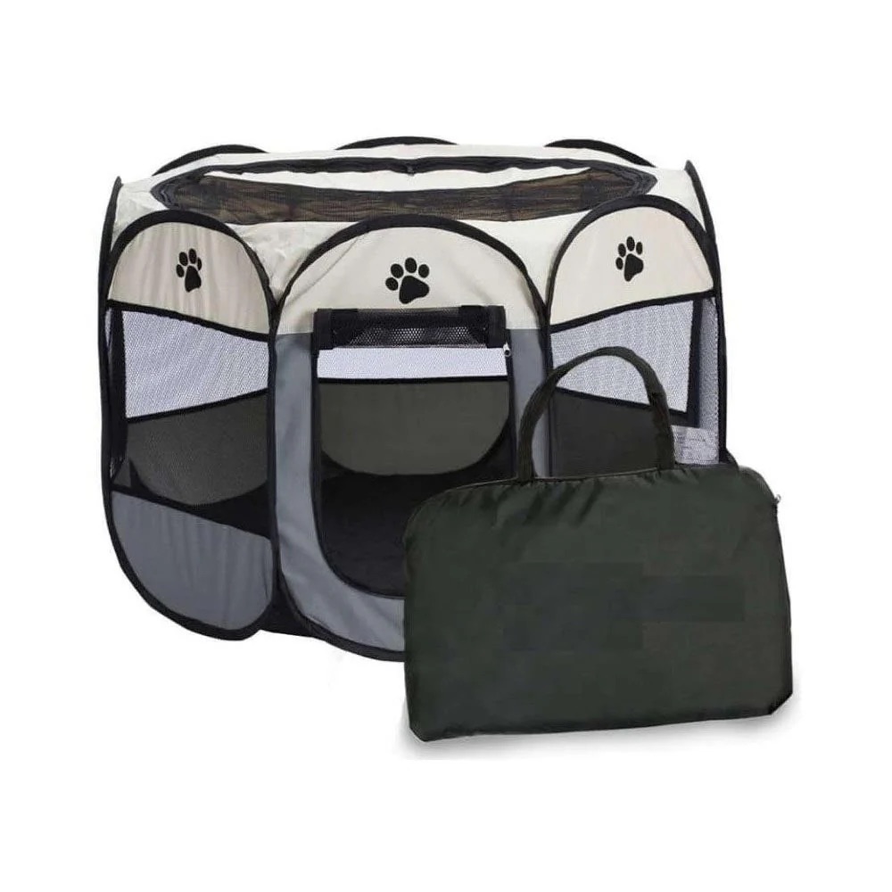 Dog Crate Pet Carrier Soft Foldable Cat Travel Cage