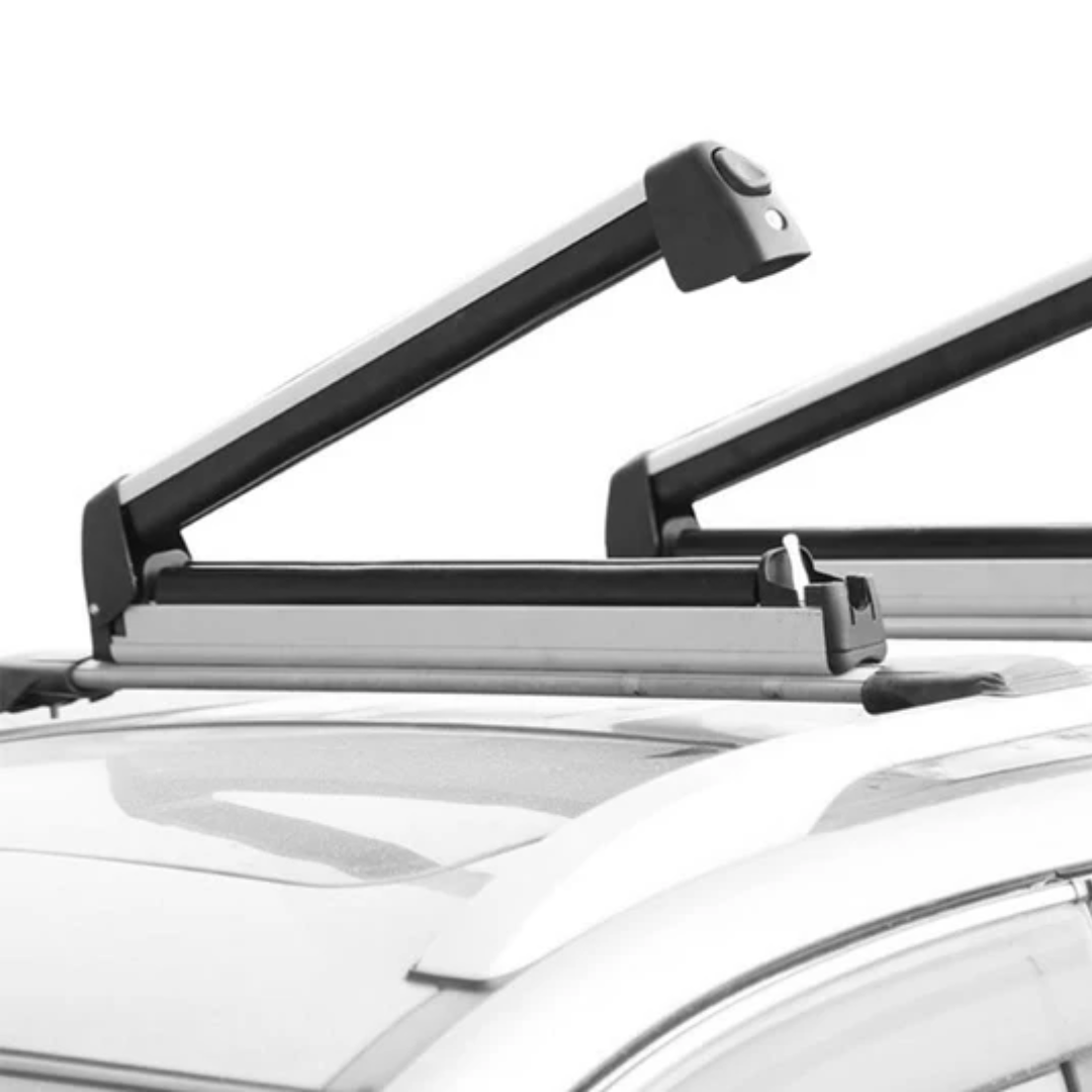 Snowboard Ski Top Roof Rack Carrier-Silver