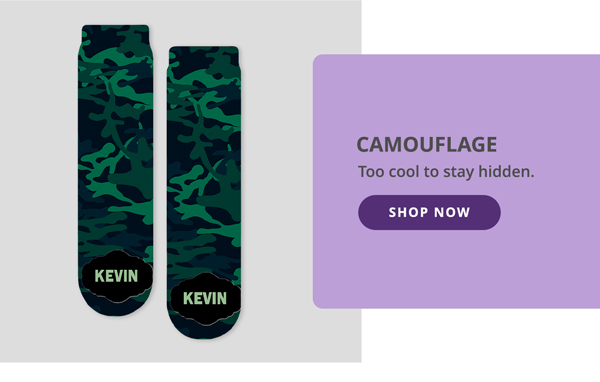 Shop Camouflage Socks >