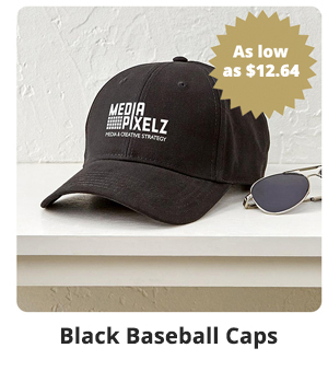 Shop Black Baseball Caps as Low as $12.64