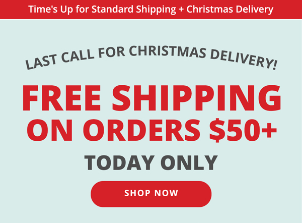 Free Shipping on Orders $50+