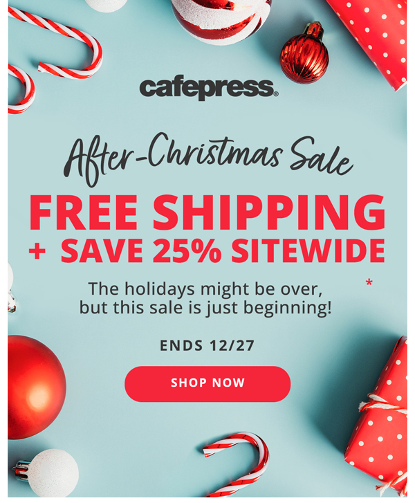 Free Shipping + 25% OFF Sitewide