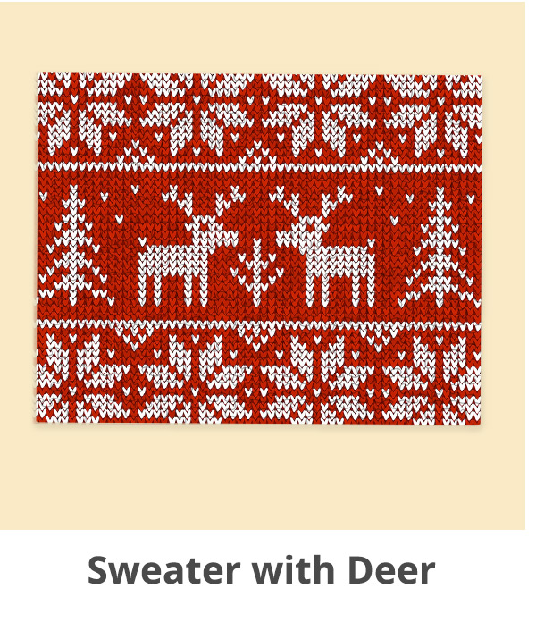Sweater with Deer