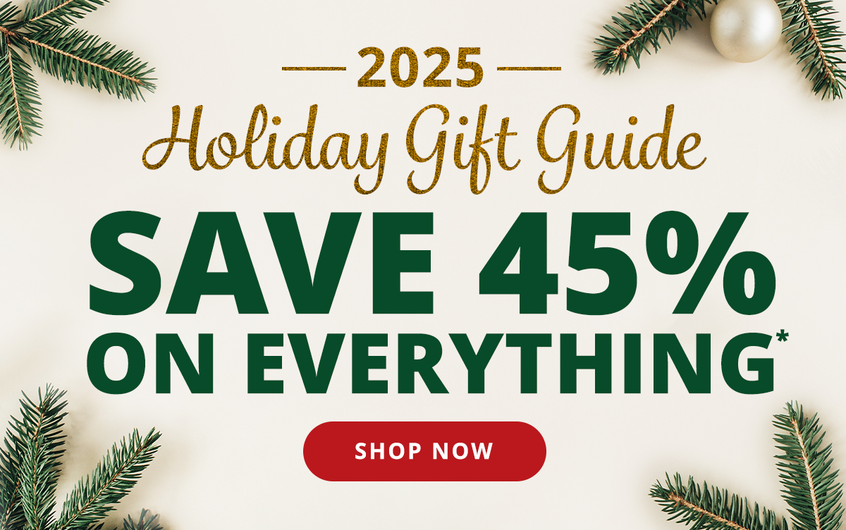 2025 Holiday Gift Guide - Save 45% on Everything!