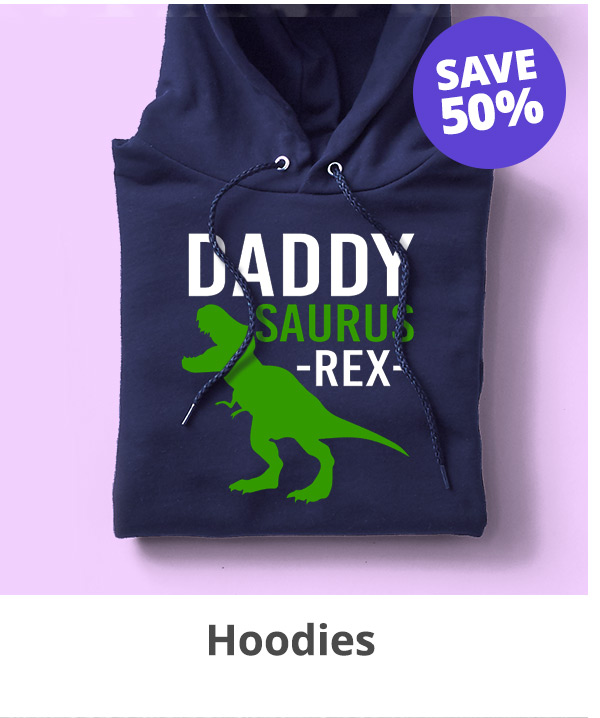 Save 50% on Hoodies