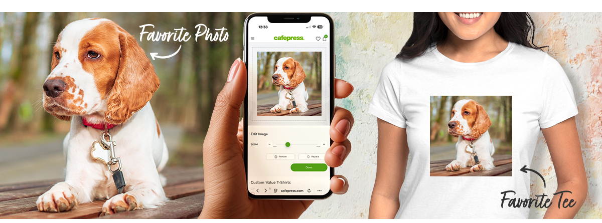 Turn Your Favorite Photo Into Your Favorite T-Shirt (or 100s of other items)!
