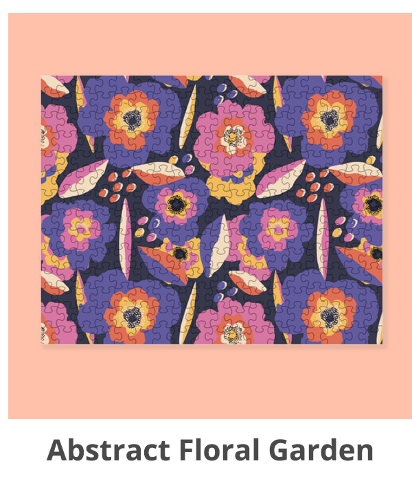 Abstract Floral Garden