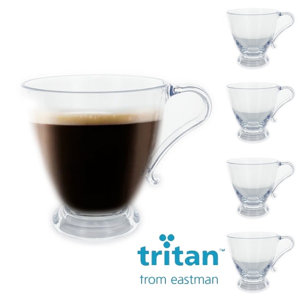 Lot de 4 Tasses Tritan 22cl