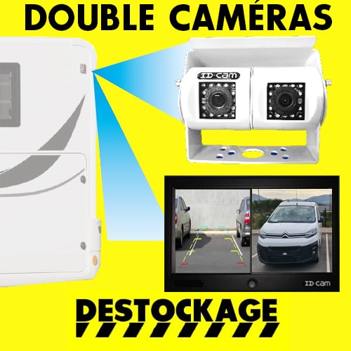 Caméra de recul double IDCAM 710DWB + écran 7 pouces