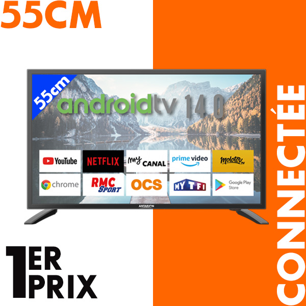 TV LED SMART 55cm ANTARION 1er Prix