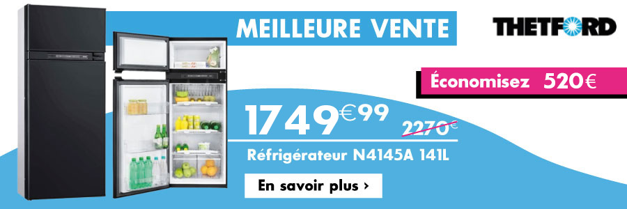 Frigo Thetford N4145A Trimixte 12V 230V Gaz 141L