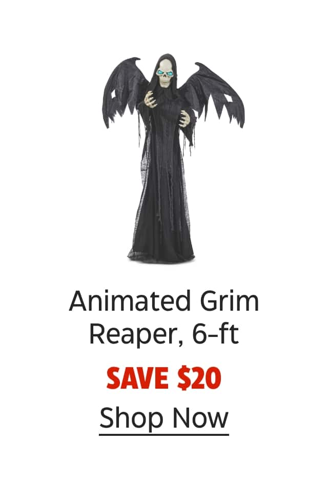 Animated Grim Reaper, 6-ft. Save $20. Shop Now.