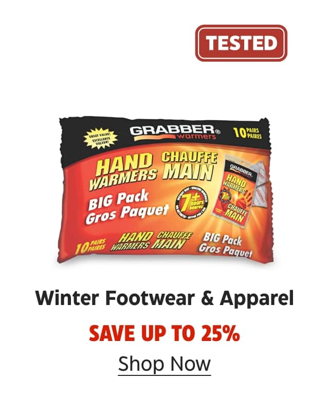 TESTED. Winter Footwear & Apparel. Save up to 25%. Shop Now.