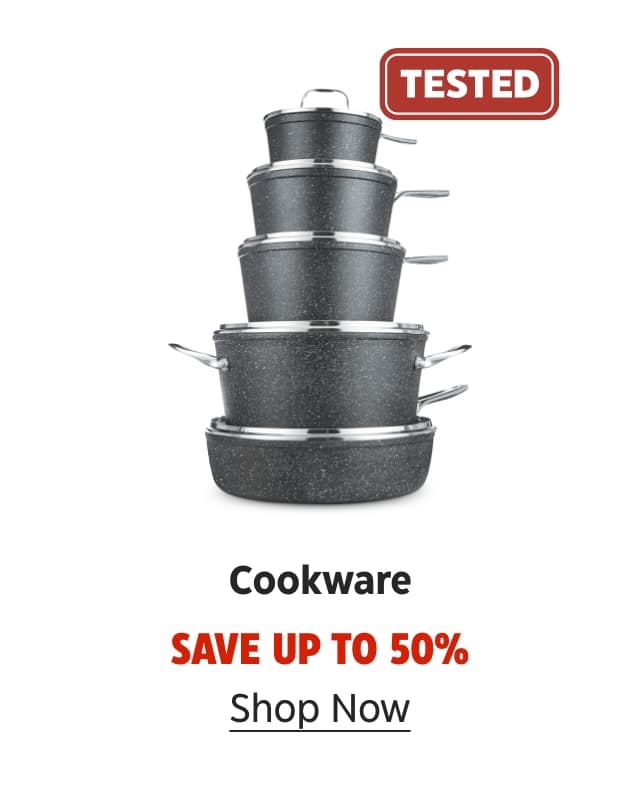 TESTED. Cookware. Save up to 50%. Shop Now.