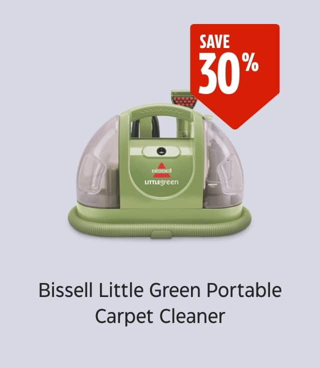 Save 30%. Bissell Little Green Portable Carpet Cleaner.