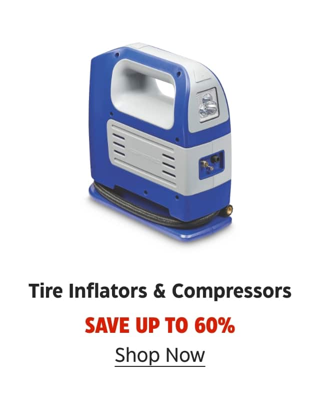 Tire Inflators & Compressors. Save up to 60%. Shop Now.