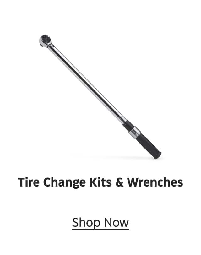 Tire Change Kits & Wrenches. Shop Now.