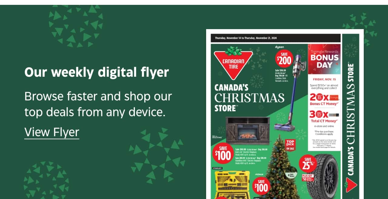 Our weekly digital flyer. Browse faster and shop our top deals from any device. View Flyer.