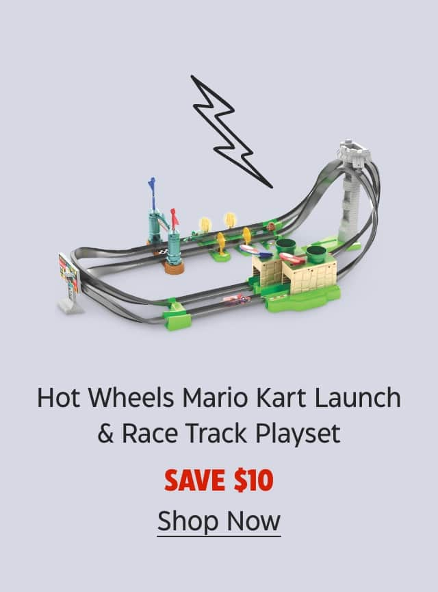 Hot Wheels Mario Kart Launch & Race Track Playset. Save $10. Shop Now.