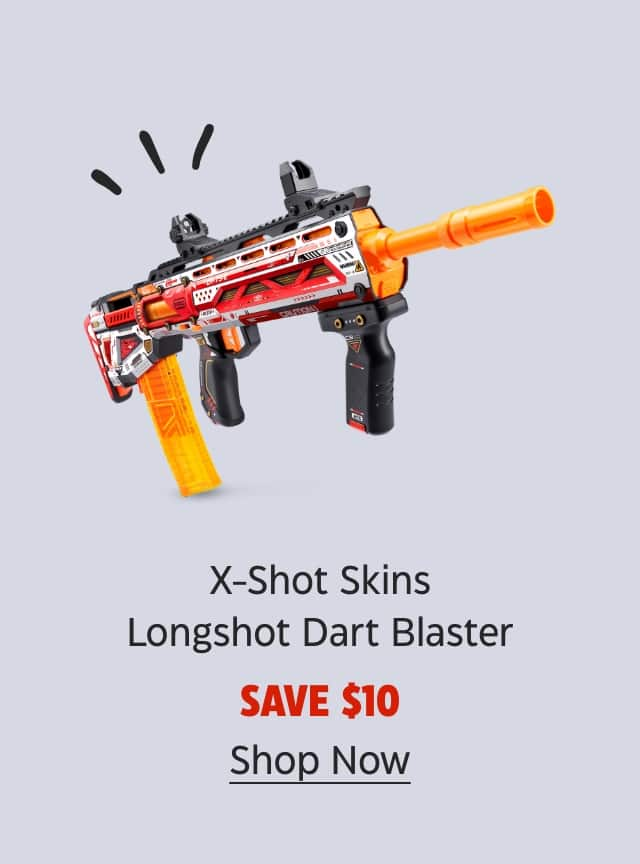 X-Shot Skins Longshot Dart Blaster. Save $10. Shop Now.