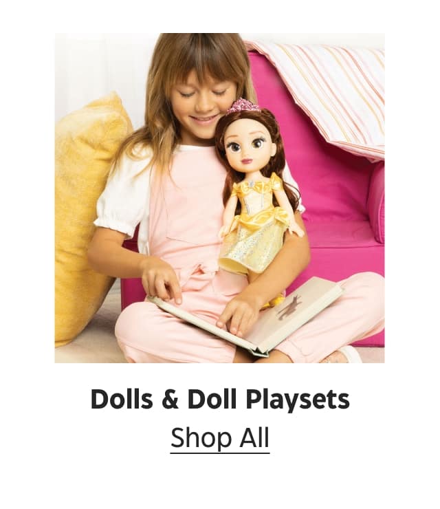 Dolls & Doll Playsets. Shop All.