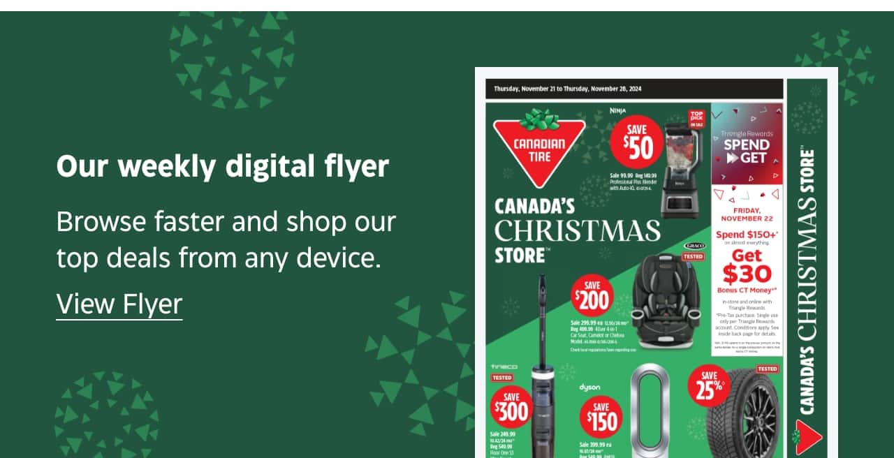 Our weekly digital flyer. Browse faster and shop our top deals from any device. View Flyer.