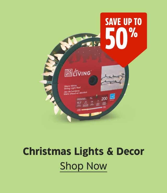 Save up to 50%. Christmas Lights & Decor. Shop Now.