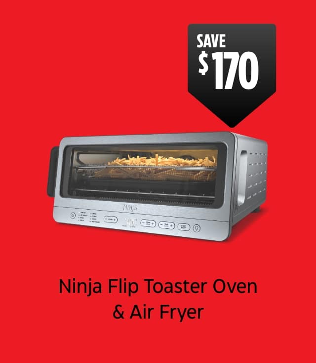 Save $170. Ninja Flip Toaster Oven & Air Fryer.