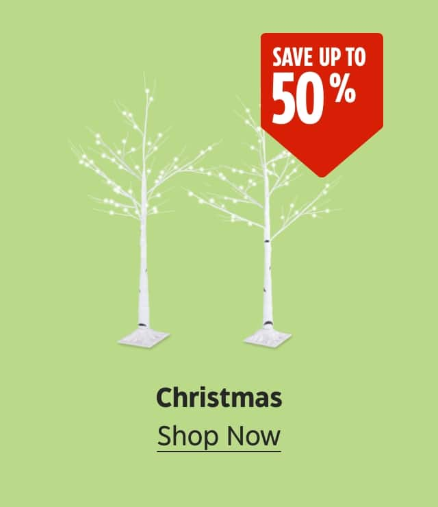 Save up to 50%. Christmas. Shop Now.