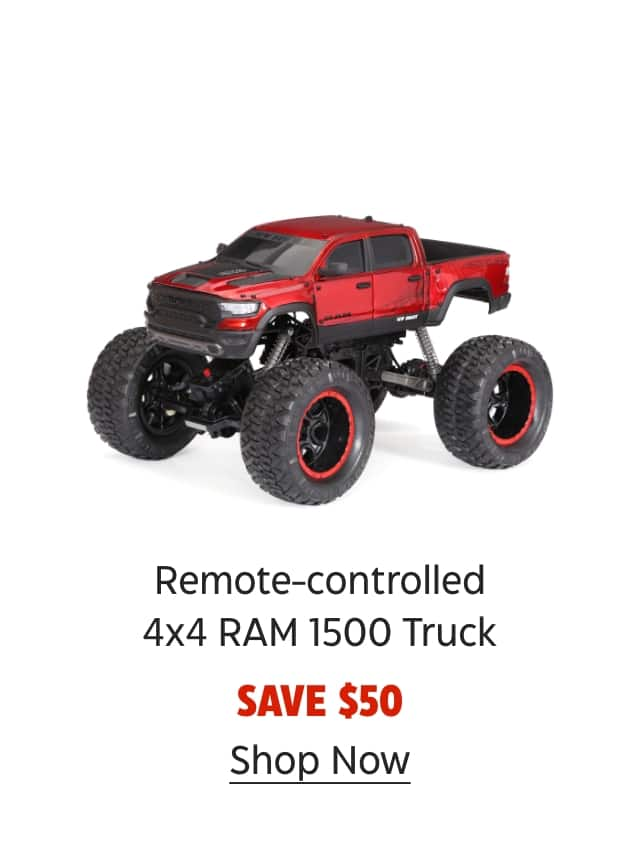 Remote-controlled 4x4 RAM 1500 Truck. Save $50. Shop Now.