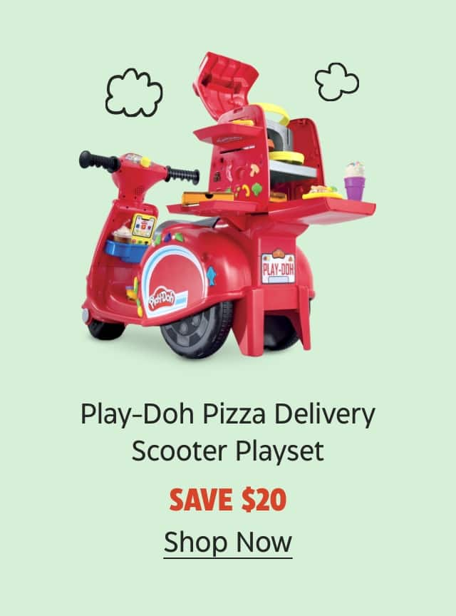 Play-Doh Pizza Delivery Scooter Playset. Save $20. Shop Now.