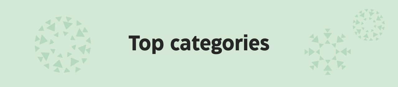 Top categories.