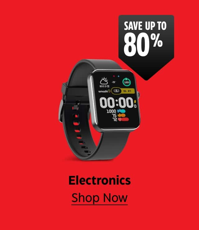 Save up to 80%. Electronics. Shop Now.