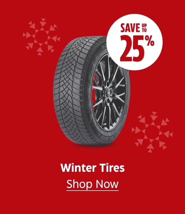 Save up to 25%. Winter Tires. Shop Now.