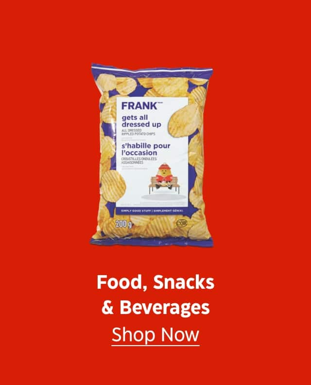 Food, Snacks & Beverages. Shop Now.