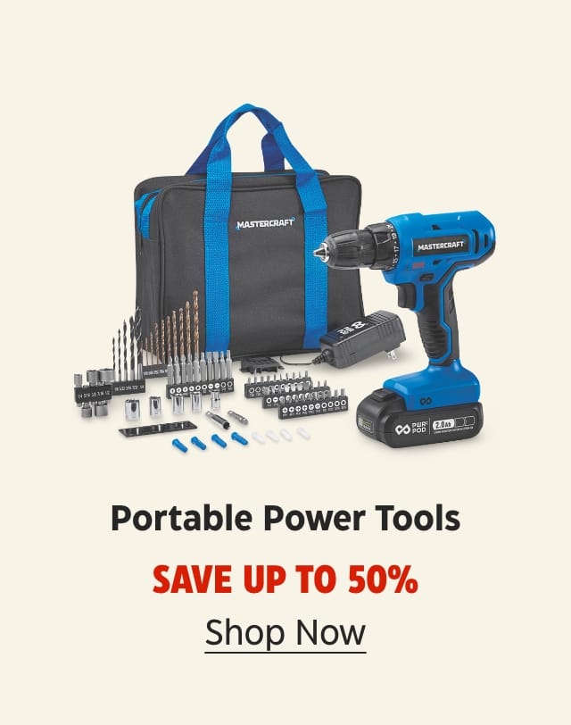 Portable Power Tools. Save up to 50%. Shop Now.