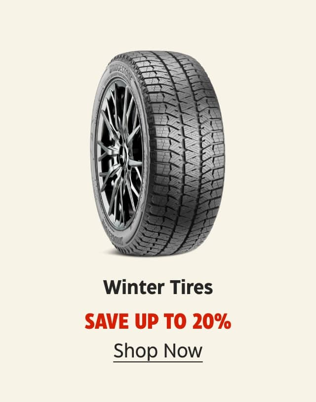 Winter Tires. Save up to 20%. Shop Now.