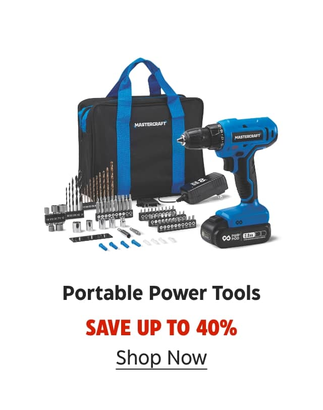 Portable Power Tools. Save up to 40%. Shop Now.